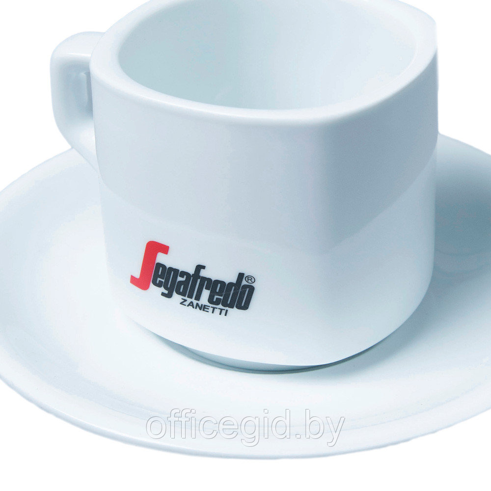 Набор "Segafredo Cappuccino", чашка с блюдцем, керамика, 190 мл, белый - фото 2 - id-p187158684