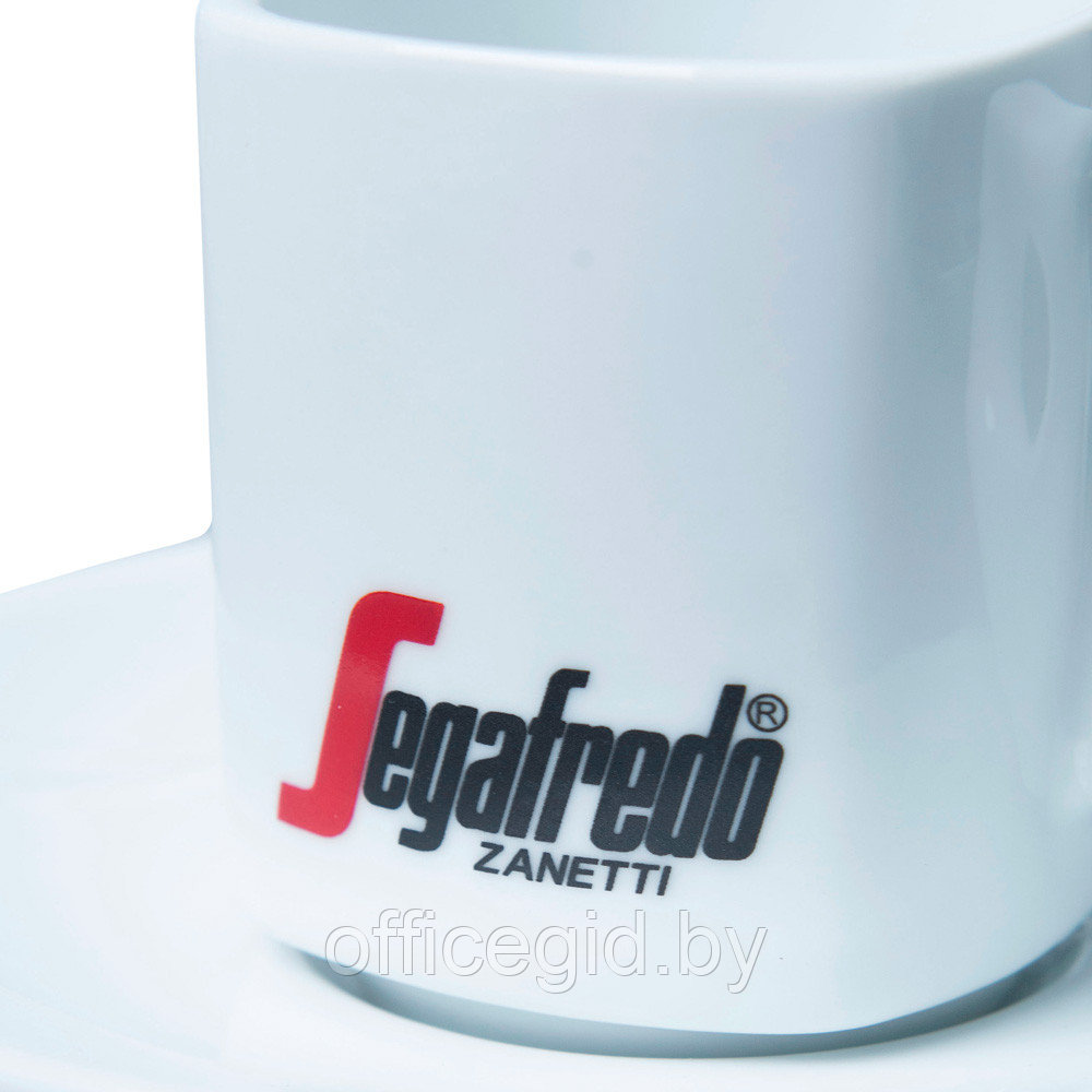 Набор "Segafredo Espresso", чашка с блюдцем, керамика, 90 мл, белый - фото 3 - id-p180058692
