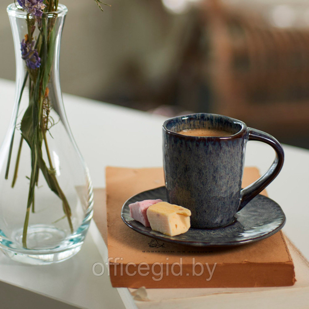 Чашка для эспрессо "Matera", керамика, 90 мл, антрацит - фото 2 - id-p187158687