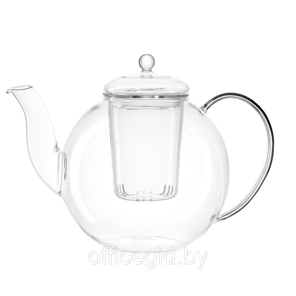 Чайник заварочный "Armonia", стекло, 1200 мл, прозрачный