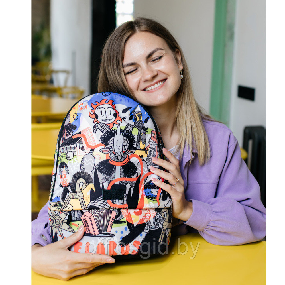 Рюкзак молодежный "S-Фит Традыцыi", разноцветный - фото 10 - id-p187027860