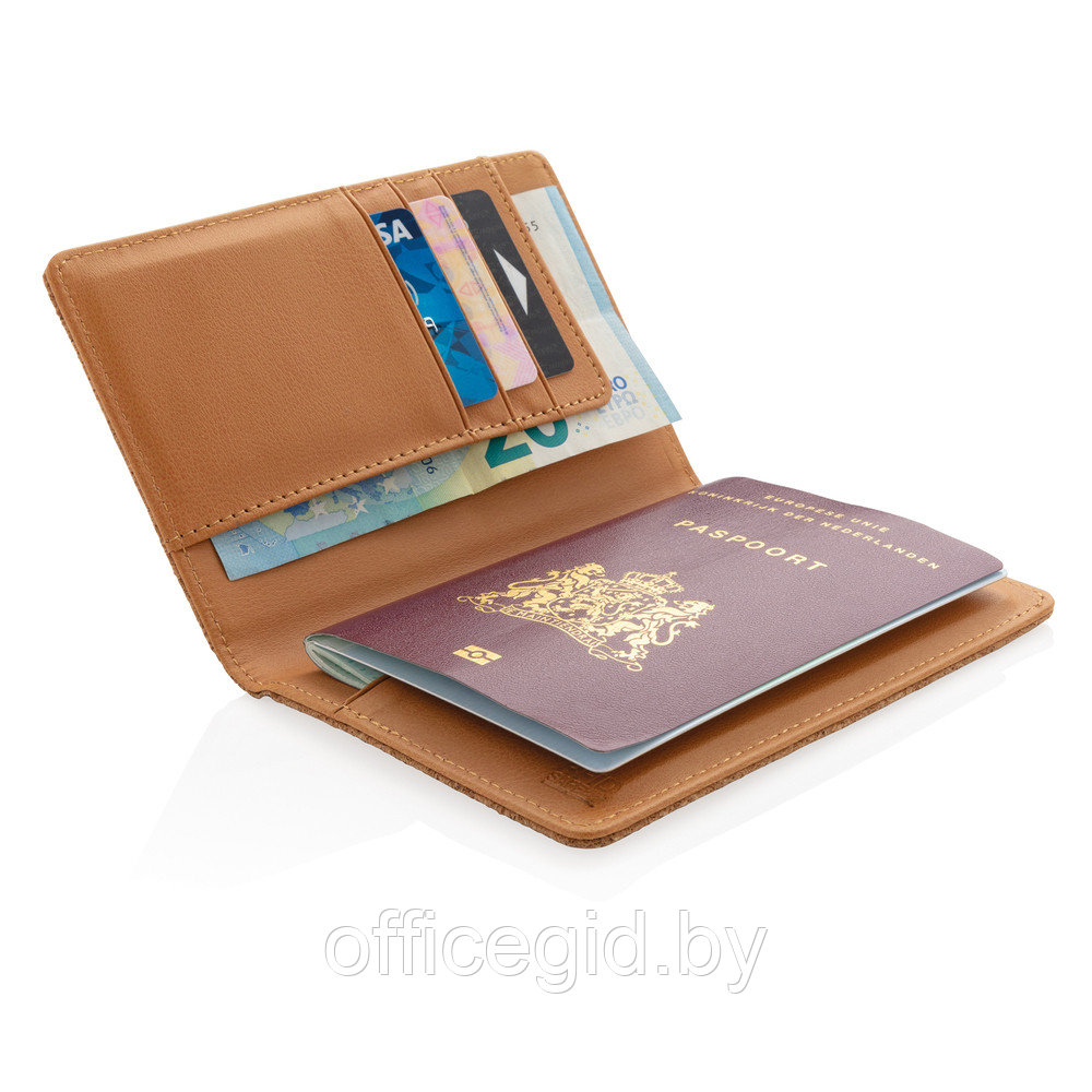 Обложка для паспорта "P820.459", коричневый - фото 3 - id-p187027559