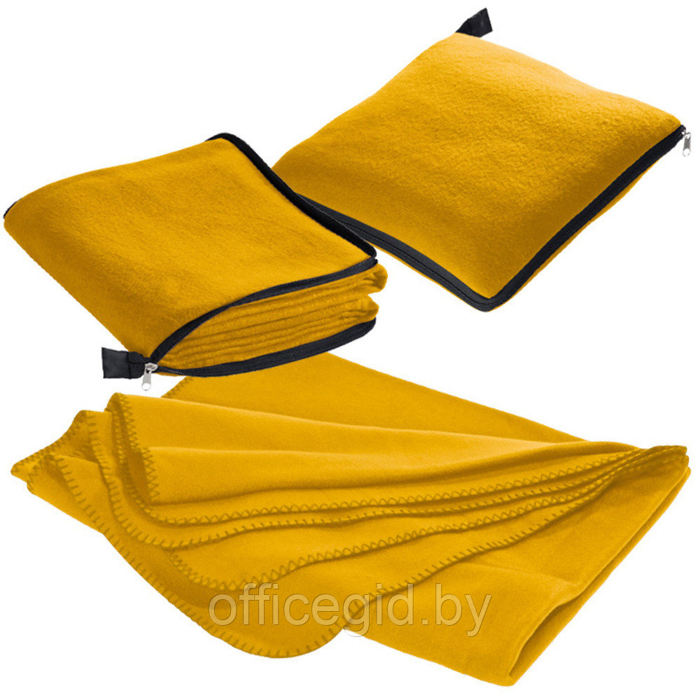 Плед-подушка 2-в-1 "Radcliff", желтый - фото 1 - id-p187028434