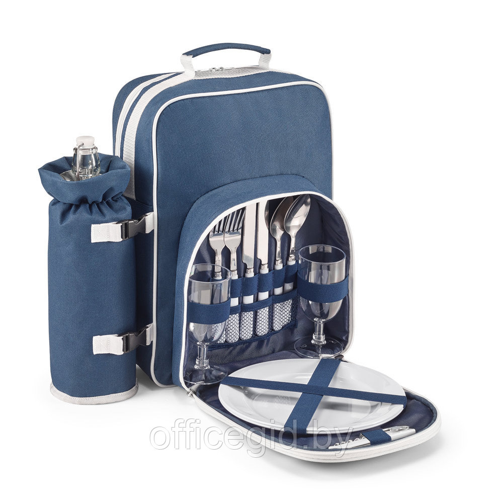 Рюкзак термический для пикника "Arbor", синий - фото 3 - id-p180059385