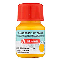 Краски декоративные "GLASS&PORCELAIN OPAQUE", 30 мл, 2010 золотисто-желтый