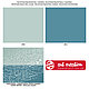 Набор красок декоративных "VINTAGE CHALK PAINT", 100 мл, синие оттенки + кракелюр, фото 2