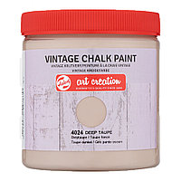 Краска декоративная "VINTAGE CHALK PAINT", 250 мл, 4024 тауп темный