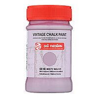 Краска декоративная "VINTAGE CHALK PAINT", 100 мл, 5518 приглушенный лиловый