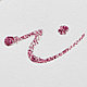 Контур декоративный "EFFECT LINER", 28 мл, 8909 розовые блестки, фото 2