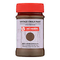 Краска декоративная "VINTAGE CHALK PAINT", 100 мл, 4031 теплый шоколад