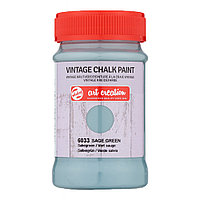 Краска декоративная "VINTAGE CHALK PAINT", 100 мл, 6033 зеленая полынь