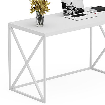 Письменный стол Crafto Модерн Лофт 01 (белый)  1200 600 750