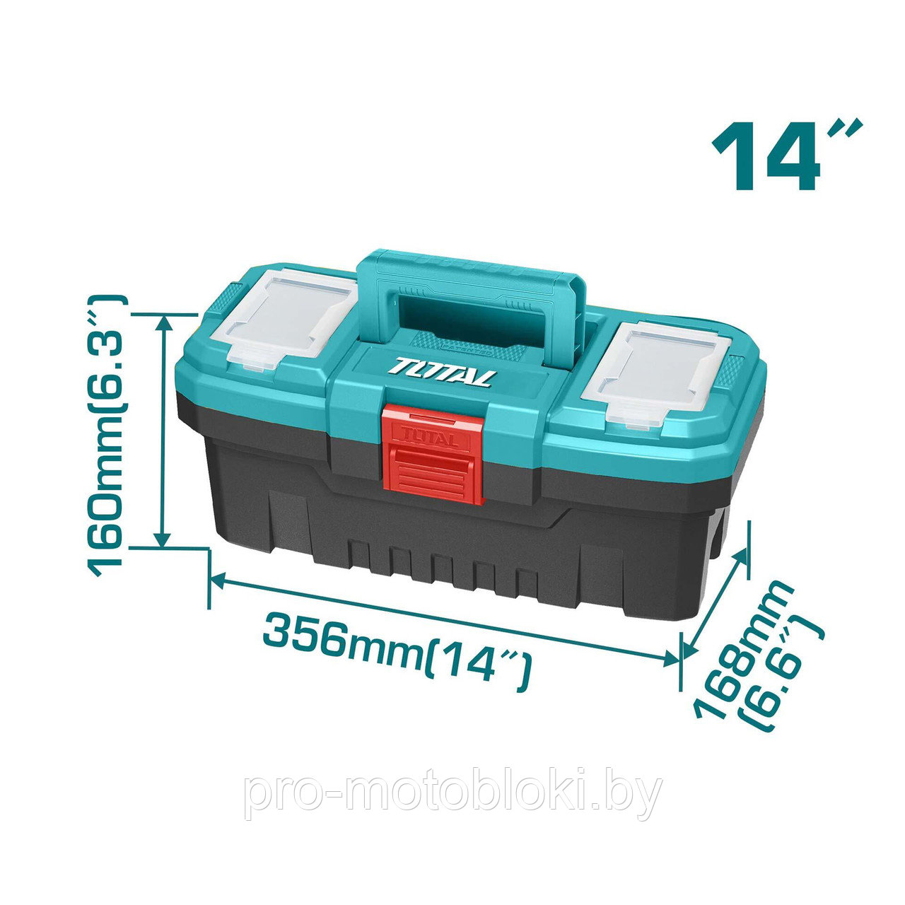 Ящик для инструментов 14 " TOTAL TPBX0141 - фото 1 - id-p187804725