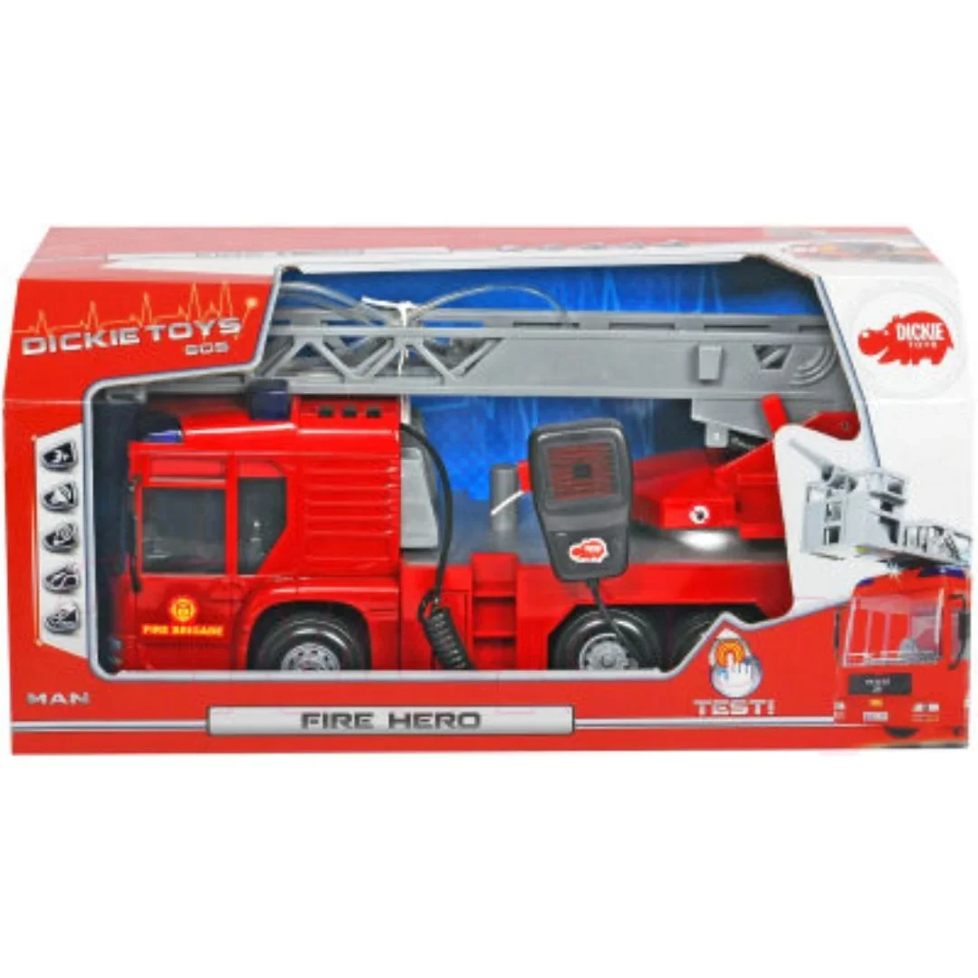 Игрушка Пожарная машина с водой и рацией (свет, звук) Dickie 20 371 6003 038 - фото 2 - id-p187805999