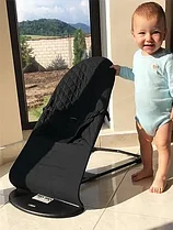 Кресло-шезлонг для новорожденных Good Luck (аналог BabyBjorn) Черный