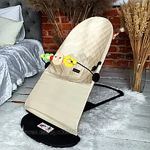 Кресло-шезлонг для новорожденных Good Luck (аналог BabyBjorn) Бежевый