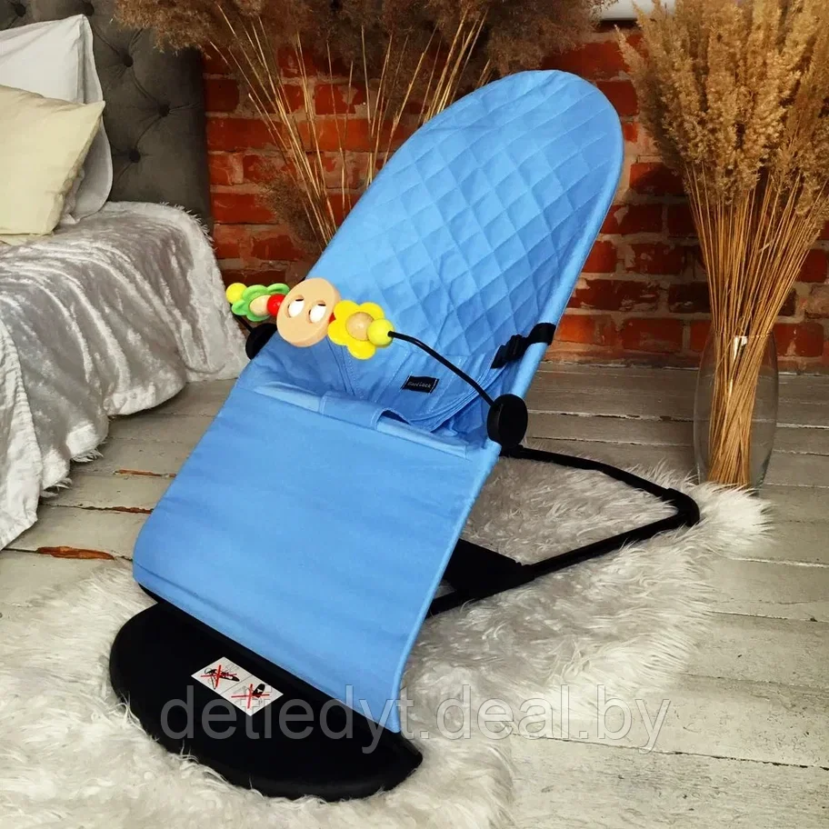 Кресло-шезлонг для новорожденных Good Luck (аналог BabyBjorn) Бежевый - фото 5 - id-p187816544