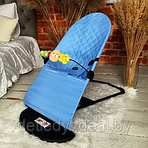 Кресло-шезлонг для новорожденных Good Luck (аналог BabyBjorn) Голубой