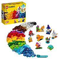 Конструктор Лего Прозрачные кубики 11013  Lego Classic 500 деталей