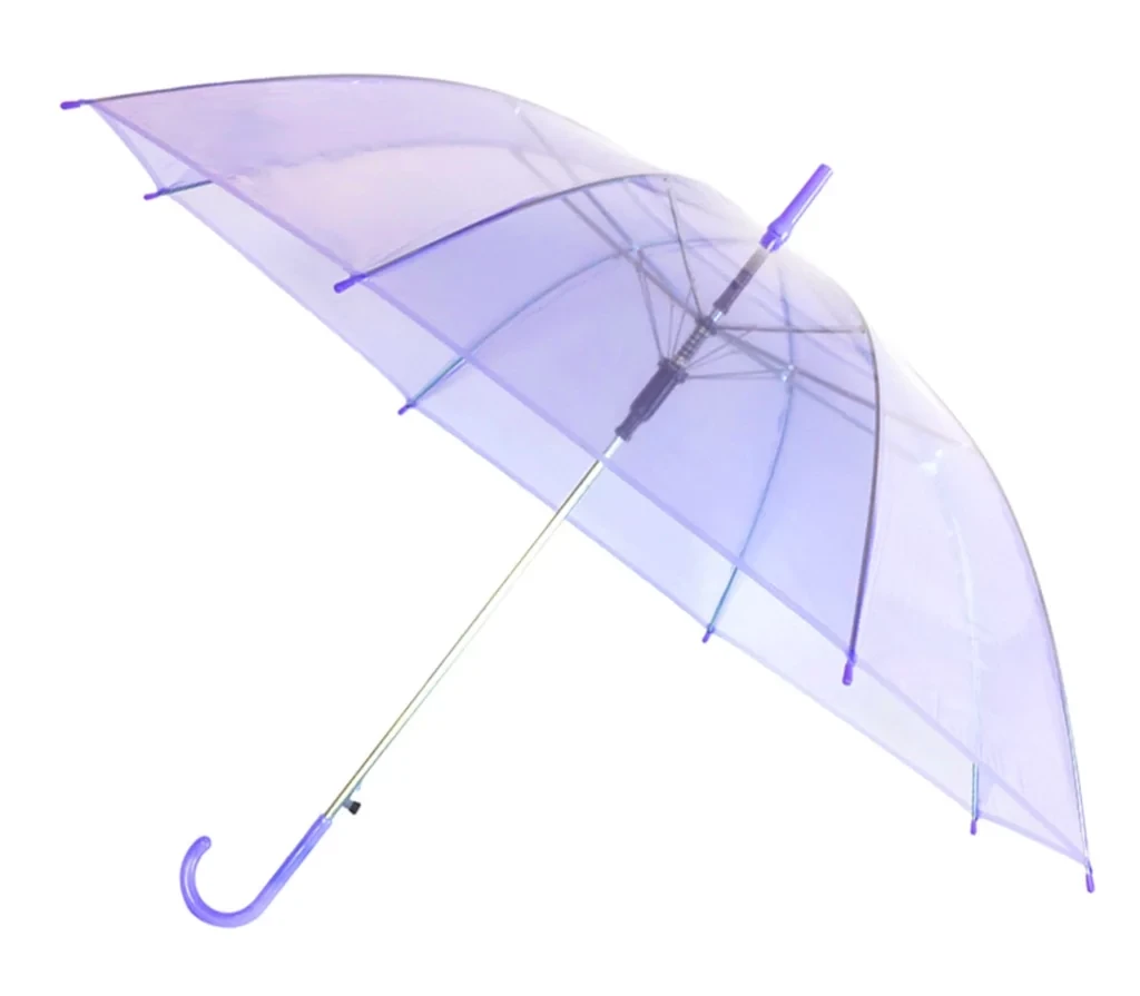 Зонт прозрачный SiPL сиреневый - фото 2 - id-p187826132