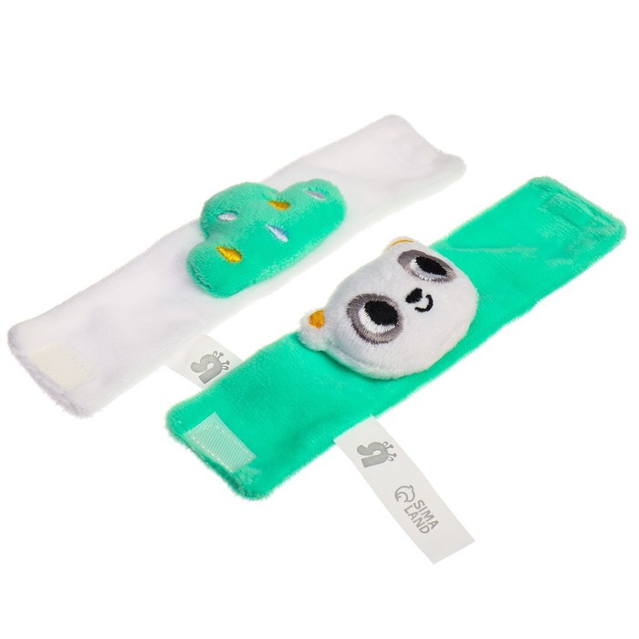 Подарочный набор: развивающие браслетики+носочки погремушки «Панда» - фото 4 - id-p187841723