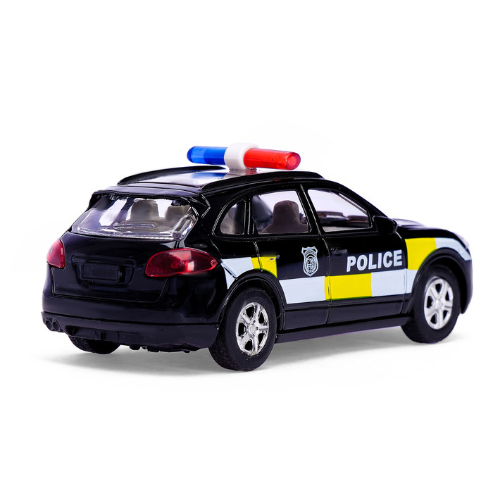 Машина металлическая «Полицейский джип», инерционная, свет и звук, масштаб 1:43 - фото 3 - id-p187841969