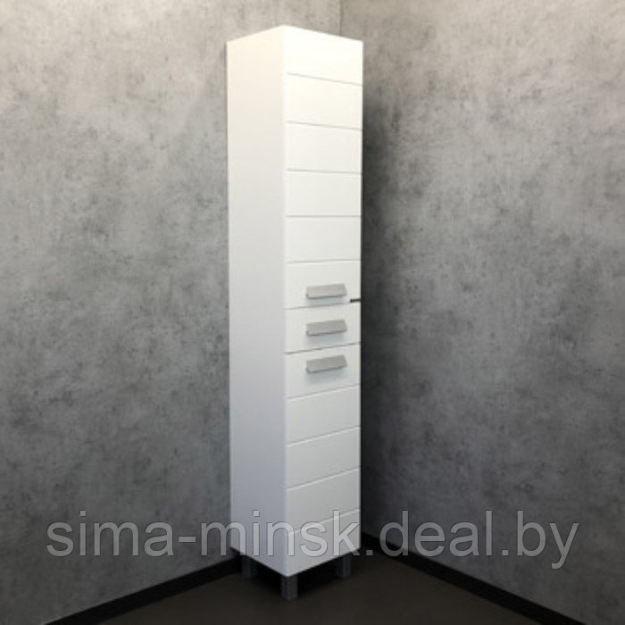 Шкаф-колонна COMFORTY «Модена М-35» цвет белая матовая - фото 1 - id-p187853054