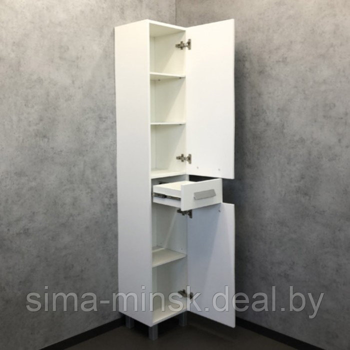 Шкаф-колонна COMFORTY «Модена М-35» цвет белая матовая - фото 6 - id-p187853054