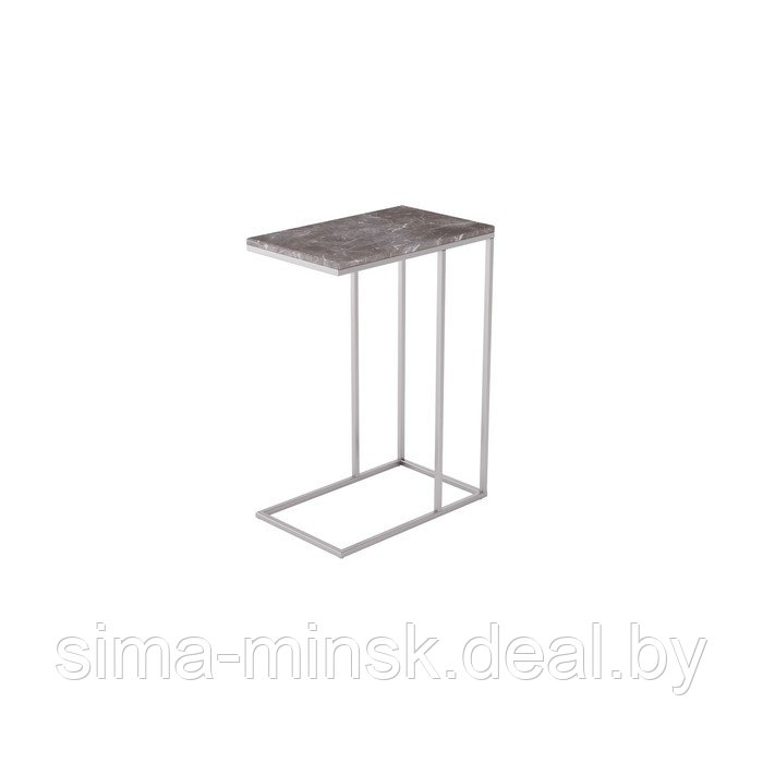 Стол приставной «Агами», 500 × 310 × 705 мм, МДФ, цвет серый мрамор - фото 2 - id-p187854115