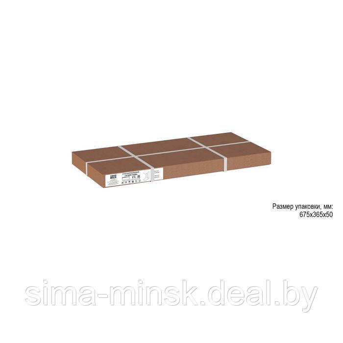 Стол приставной «Агами Голд», 500 × 310 × 705 мм, цвет чёрный мрамор - фото 5 - id-p187854136