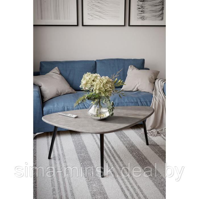 Стол журнальный «Эланд», 1200 × 700 × 460 мм, цвет серый бетон - фото 1 - id-p187854159