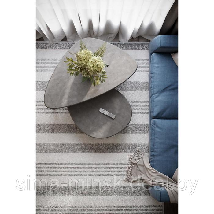 Стол журнальный «Эланд», 1200 × 700 × 460 мм, цвет серый бетон - фото 3 - id-p187854159