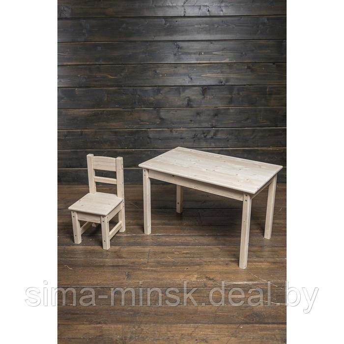 Детский набор «Нильс», стол 800 × 500 × 520 мм и стул 300 × 400 × 550 мм, массив сосны - фото 4 - id-p187857311