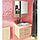 Зеркало-шкаф для ванной "Ницца-60" 67 х 60 х 13 см, цвет сосна лоредо, фото 3