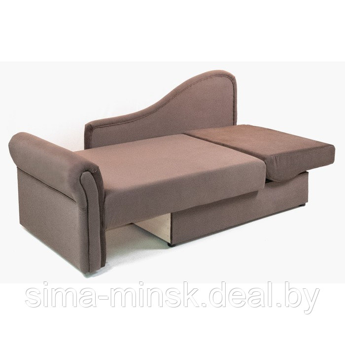 Детский диван №2, механизм еврокнижка, велюр, цвет коричневый - фото 3 - id-p187855525