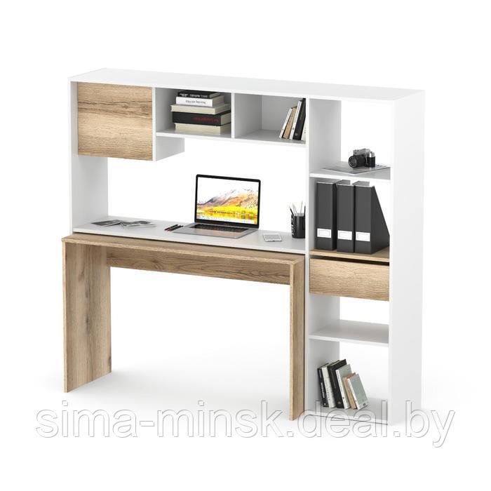 Письменный стол «СПм-23», 1190 × 446 × 740 мм, цвет дуб делано - фото 4 - id-p187849777