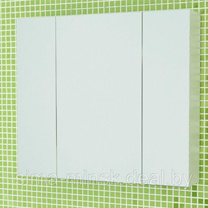 Зеркало-шкаф для ванной "Римини-80" 70 х 80 х 15 см, белый - фото 1 - id-p187852705