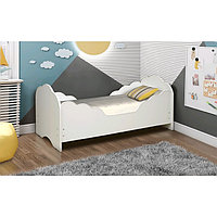 Кровать детская «Малышка №5», 1400 × 700 мм, лдсп, цвет белый
