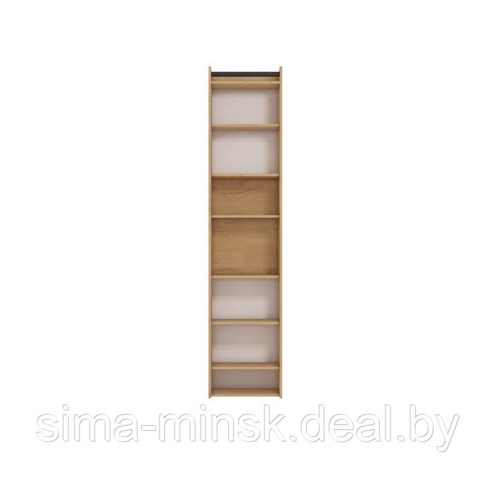 Шкаф-пенал «Стэнфорд», 484 × 375 × 2184 мм, цвет дуб бунратти / слейт / чёрный - фото 3 - id-p187857807