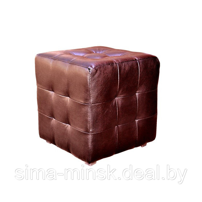 Пуф «Куб» коричневый - фото 1 - id-p187857954