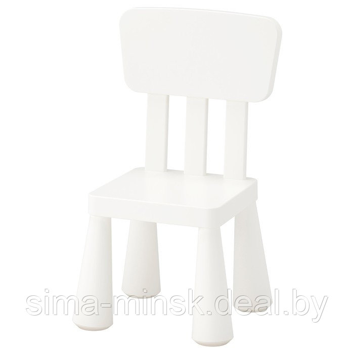Детский стул МАММУТ, для дома и улицы, белый - фото 1 - id-p187856004