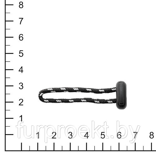 Стопор (фиксатор) 101-Б чёрн VP (101-Б (Б),104-X VP, S6013)