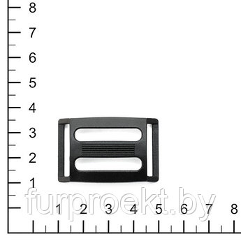 Пряжка 20мм R 0012 (MF 6885) черн (20х25мм)