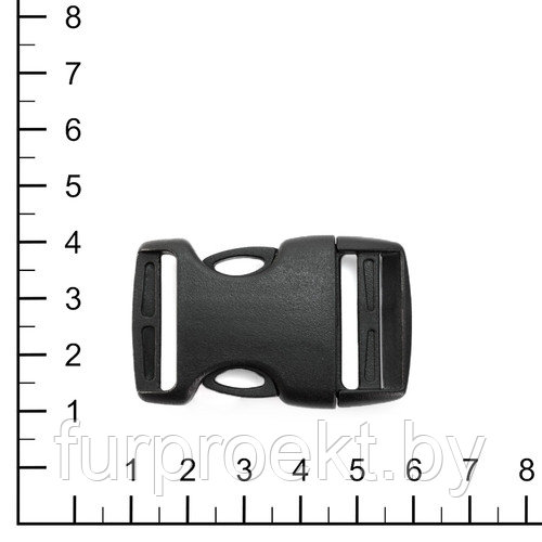Фастекс 25мм К 0198 черн