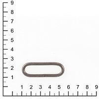 Кольцо овальное 38-39мм бл/ник 3,5мм