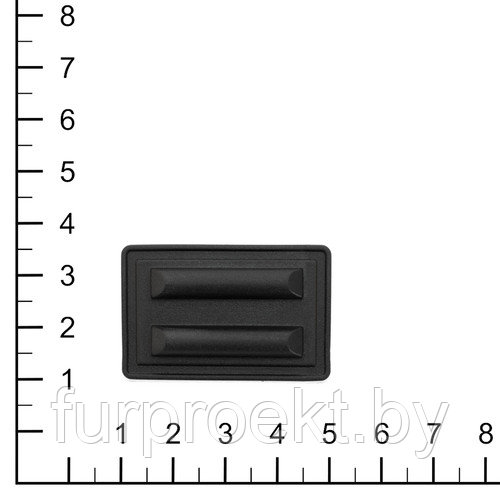 Пукля D 4025 черная (зебра мини)