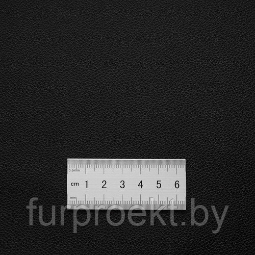 Кожзам ПВХ 1,8мм чёрный 1A# двухсторонний A-393