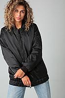 Женская осенняя черная куртка DOGGI 6336 42р.