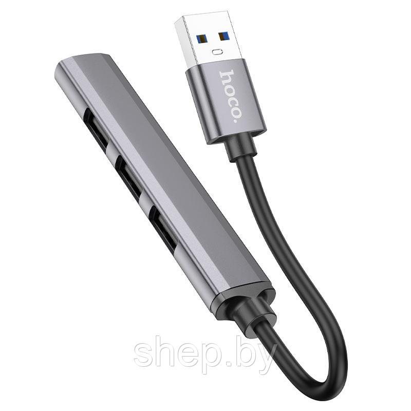 USB Type-C хаб (разветвитель) Hoco HB26 - фото 2 - id-p187866588