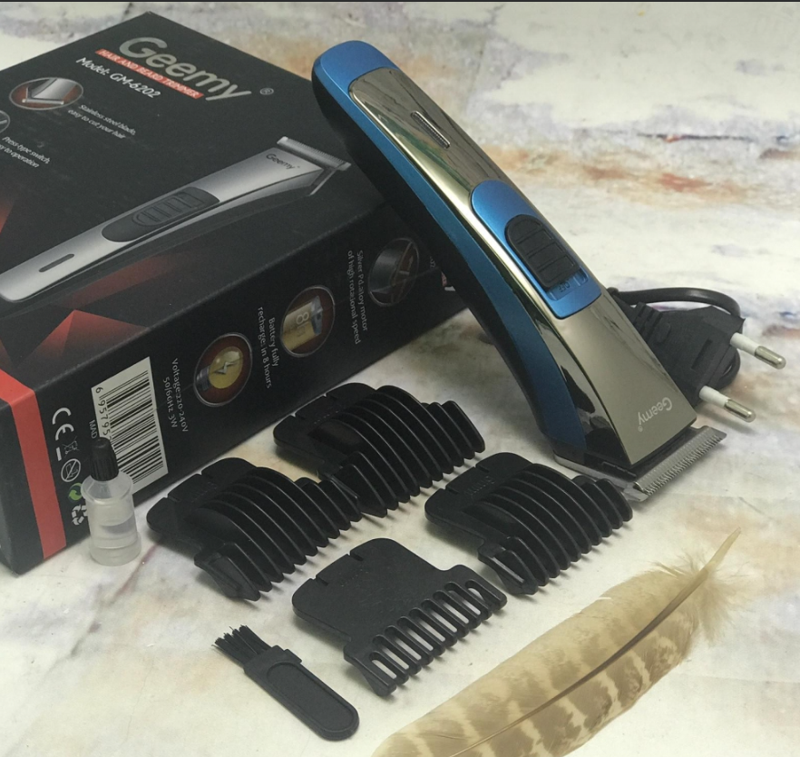 Машинка для стрижки волос беспроводная Geemy GM-6202 - фото 1 - id-p141887430